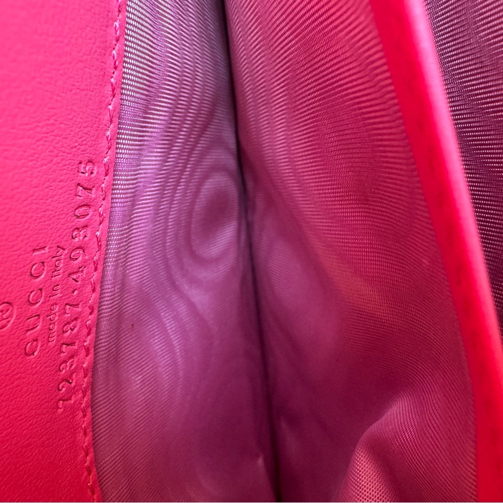 Gucci GG Matelassé Chain Wallet WOC Crossbody - Picture 14 of 14